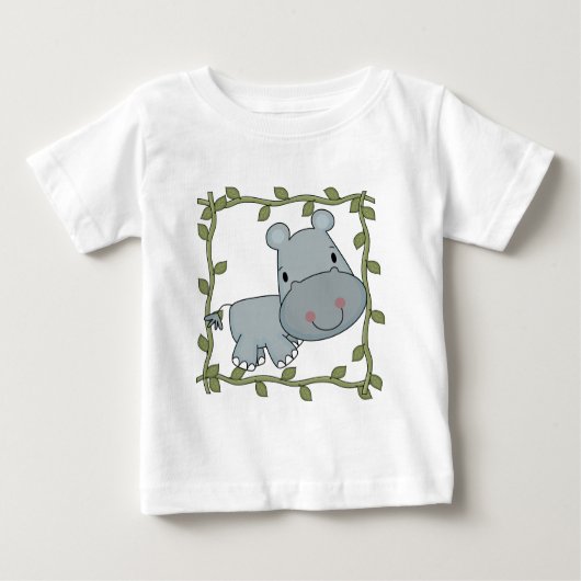 De T-shirts en de Giften van Hippo van het baby (Voorkant)