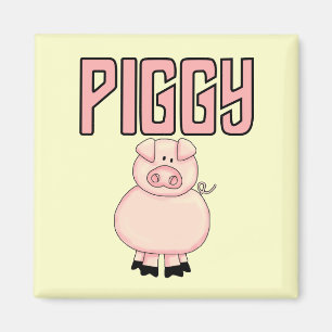 De T-shirts en de Giften van Piggy Magneet