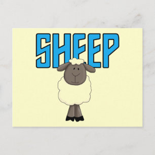 De T-shirts en de Giften van schapen Briefkaart
