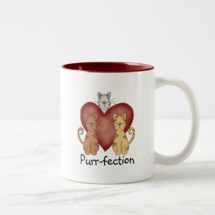 De T-shirts en de Giften van snorren-Fection van Tweekleurige Koffiemok