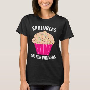DE T-Shirts VAN DE CUPCAKE, SPRINKLES ZIJN VOOR WI