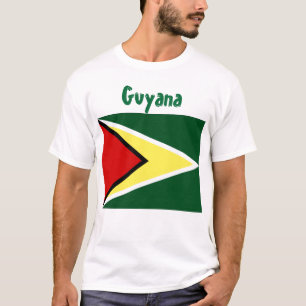 De t-shirts van het man van Guyana