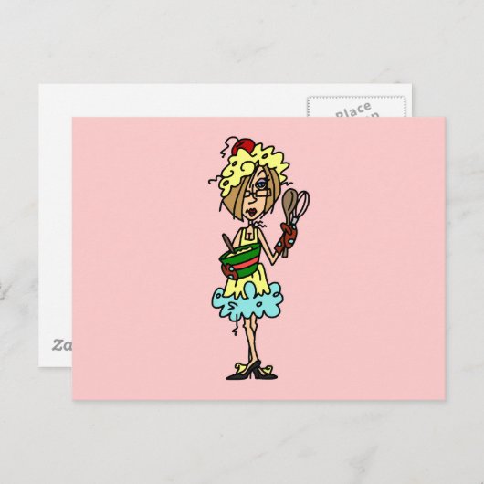 De T-shirts van Messy en geschenken Briefkaart (Voorkant / Achterkant)