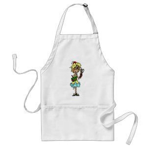 De T-shirts van Messy en geschenken Standaard Schort