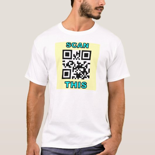 DE TAAK IS OP U (Qr- product berichtcode) T-shirt (Voorkant)