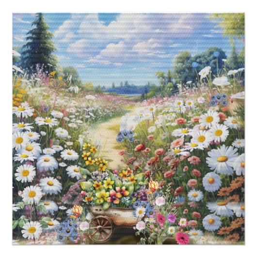 de taal van bloemen foto afdruk (Voorkant)