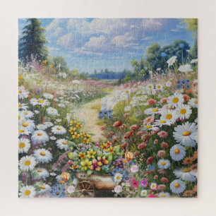 de taal van bloemen legpuzzel