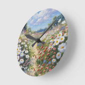 de taal van bloemen ronde klok (Hoek)