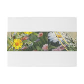 De taal van de bloemen uitnodigingen wikkel (Achterkant Voorbeeld)