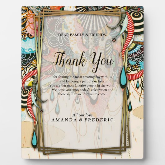 De taal van het licht - Doodling Art Fotoplaat (Voorkant)