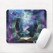 De taal van het licht muismat (Met muis)