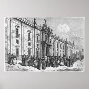 De tabaksfabriek in Sevilla Poster