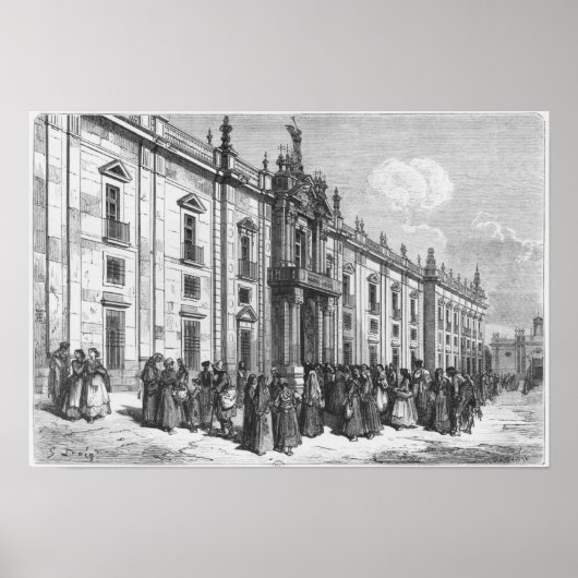 De tabaksfabriek in Sevilla Poster (Voorkant)