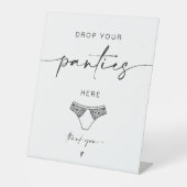 De Table ADELLA Déposez Vos Culottes Bachelorette Jeu Signe (Recto)