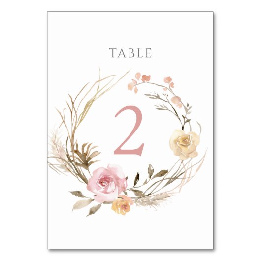 De Table aquarelle fleurs d'été Tableau Numéro 2 (Par défaut)