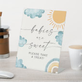 De Table Bébés sont Baby shower doux Signe soleil (In SItu)