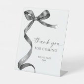 De Table Black Bow Merci Pour Le Signe À Venir (Recto)