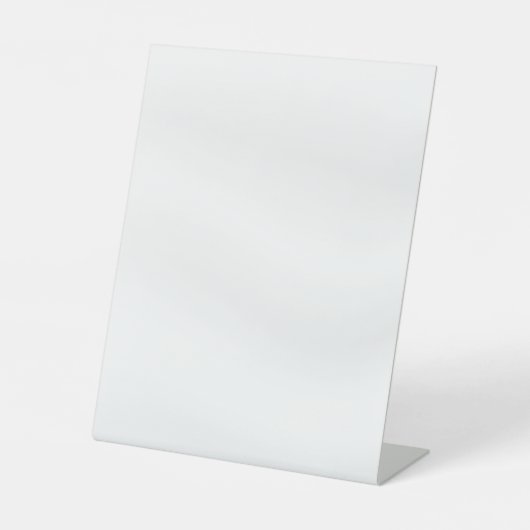 DE TABLE BLANC CRÉEZ VOTRE PROPRE SIGNE PEDESTAL SATIN BLAN (Recto)
