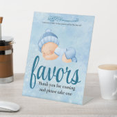 De Table Bleu Aqeeqah Baby boy Favoriser signe (In SItu)