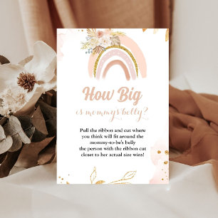 De Table Boho arc-en-ciel pampas Gras signe baby shower
