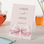 De Table Cartes cadeaux signe ruban rose (In SItu)