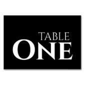 De Table Créer votre propre - Numéro personnalisé (Dos)