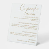 De Table Cupcake mariage moderne signe dessert (Recto)