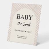 De Table Cutie pie Thanksgiving baby shower Favoriser signe (Recto)