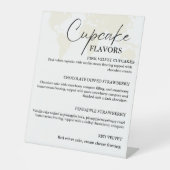 De Table Destination Cupcake mariage menu dessert signe (Recto)