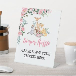 De Table DIFFÉRENT DIFFÉRENTE SIGNE Baby shower Fille Woodl