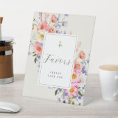 De Table Élégance Boho rose Fleur Faveur Signe (In SItu)