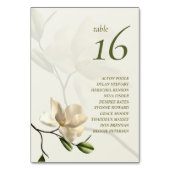 De Table Elégant Magnolia Oriental Noms des invités Numéro (Par défaut)