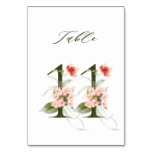 De Table Élégante florale botanique numéro 11, (Dos)