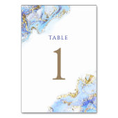 De Table encre bleue couleur aquarelle Tableau Numéro 1 (Par défaut)