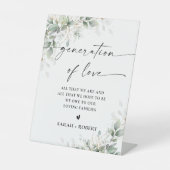 De Table Éucalyptus Gold Génération du signe d'amour (Recto)