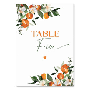 De Table Eucalyptus oranges agrumes numéro du tableau cinq