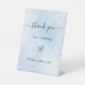 De Table Favoriser signe bleu argent mariage (Recto)