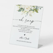 De Table Fête des mariées Roses blanches Oh Signe Snap (Recto)