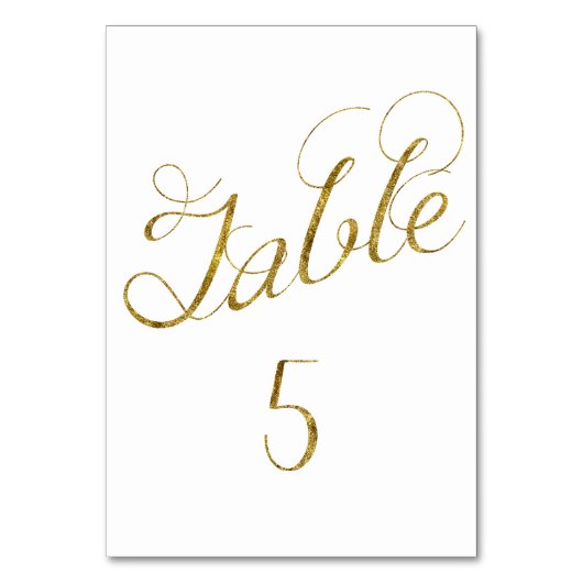 De Table Glam. or numéro 5 (Par défaut)