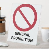 De Table Interdiction générale, signe d'interdiction (In SItu)