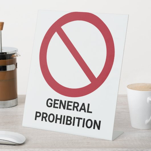 De Table Interdiction générale, signe d'interdiction (In SItu)