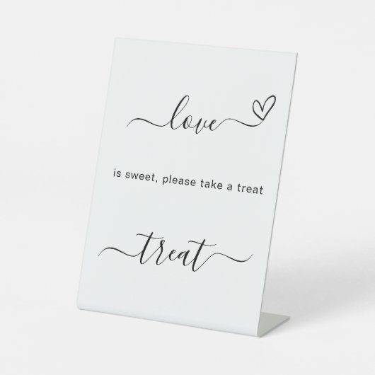 De Table L'amour est doux signe mariage (Recto)