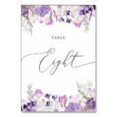 De Table Lavande florale numéro huit (Dos)