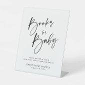 De Table Livres Baby showers modernes pour bébé signe (Recto)