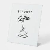 De Table Mais First Coffee Tabletop signe pour les amateurs (Recto)