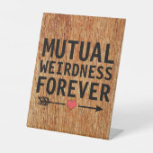 DE TABLE MARIAGE FUNNY INHABITUEL SIGNE RUSTIQUE (Recto)