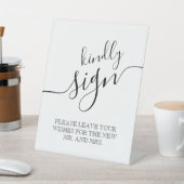 De Table Mariage Signer le signe du piédestal (In SItu)