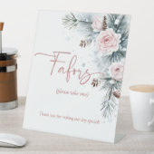 De Table Neige en amour hiver nuptiale douche faveurs signe (In SItu)