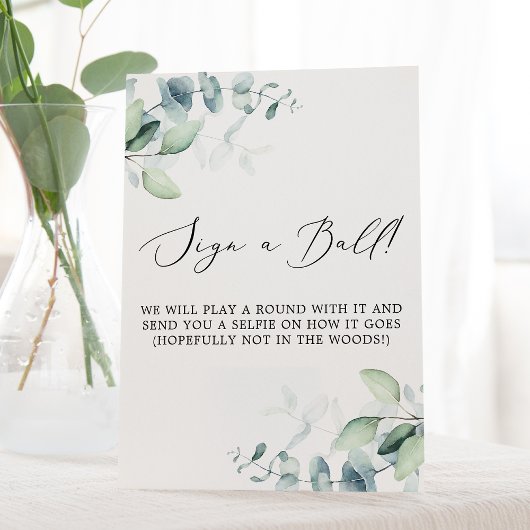 De Table Noir délicat | Eucalyptus Signe Ball