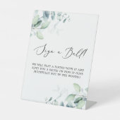 De Table Noir délicat | Eucalyptus Signe Ball (Recto)